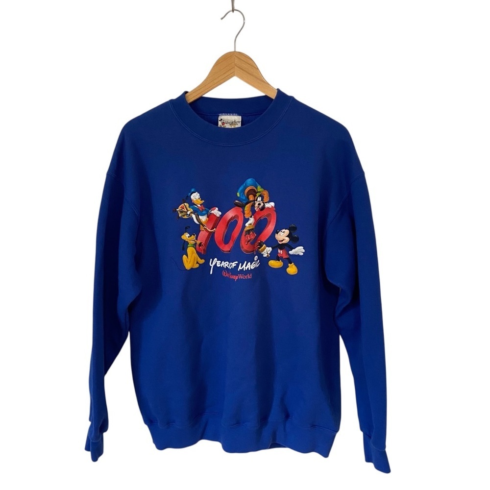 Disney 100th Anniversary Mickey Mouse and Friend Fleece Sweatshirt Sweater XL